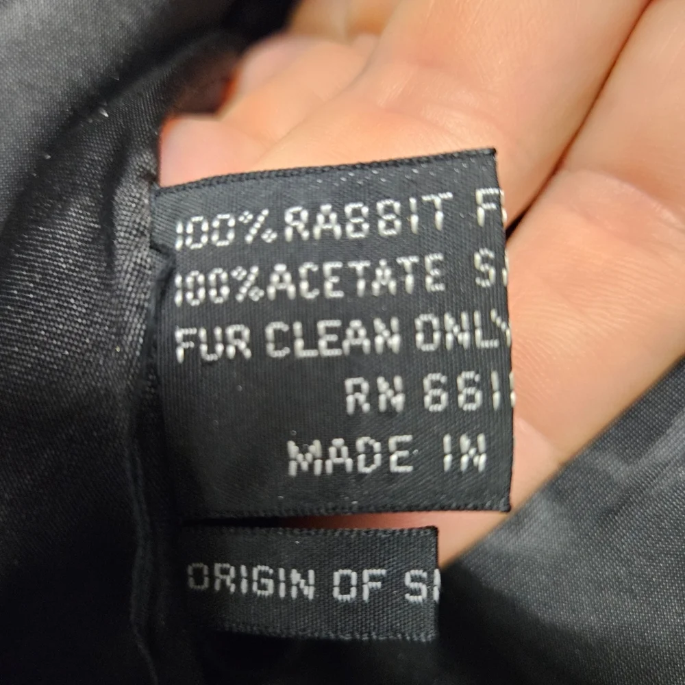 Luxurious Black Faux Fur Coat - Picture 4 of 4